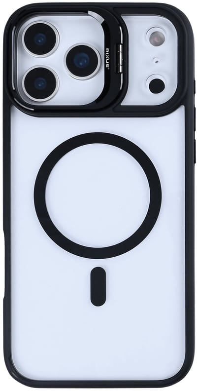 Rixus Classic 03 Case With MagSafe For Apple iPhone 17 Pro Max Black