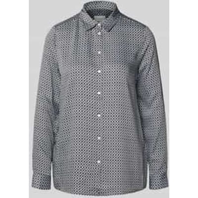 Regular fit blouse van viscose in all-over look