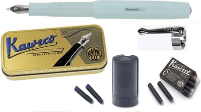 Kaweco Cadeauset (5delig) Vulpen Sport Skyline Mint Fountain Pen - Breed