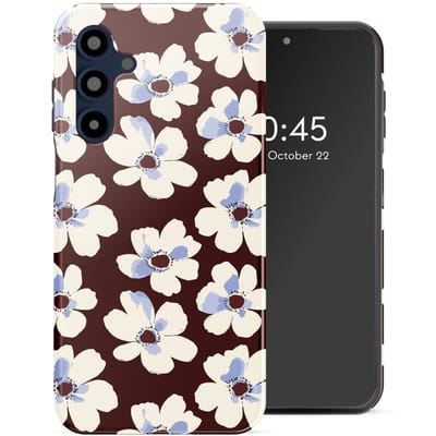 Selencia Hoesje - Geschikt voor Samsung Galaxy A16 (4G) / A16 (5G) - Backcover - Choco Flower Pop