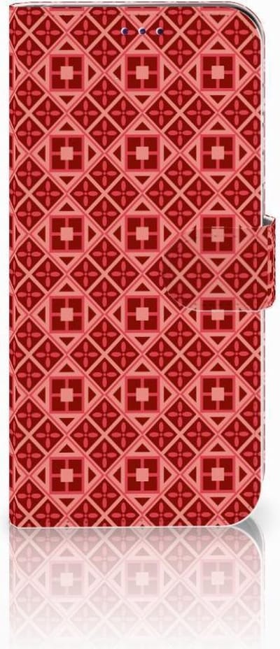 Samsung Galaxy A50 Telefoon Hoesje Batik Rood