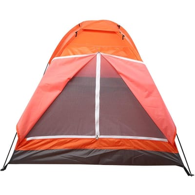 Buiten Dubbelpersoons Enkellaags Tent voor Kamperen Klimmen Vissen Strand pink