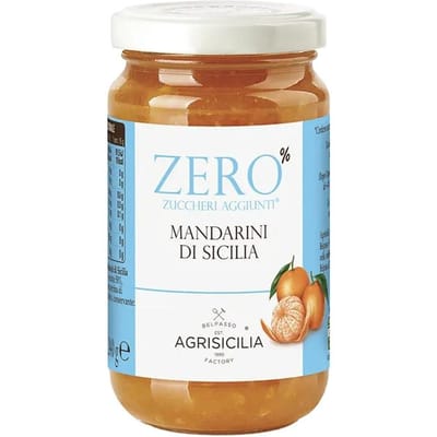 AGRISICILIA jam van Siciliaanse mandarijnen zonder suiker 240g