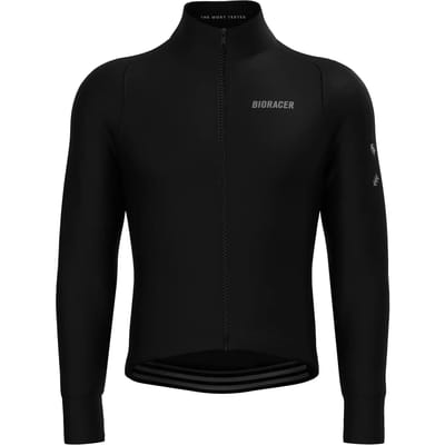 BIORACER Spitfire Tempest Light - Wielervest Winter/Tussenseizoen Heren - Zwart - Winddicht & Lichte Thermische Stof - Maat S