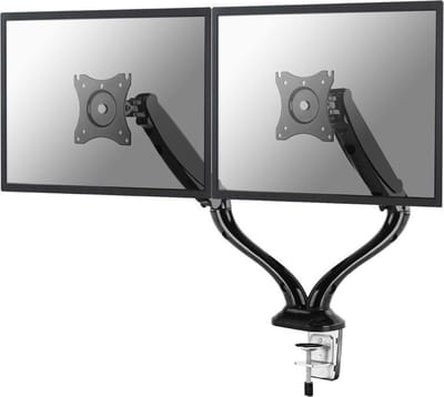 Neomounts NM-D500DBLACK monitorarm met gasveer voor flat screens t/m 27"