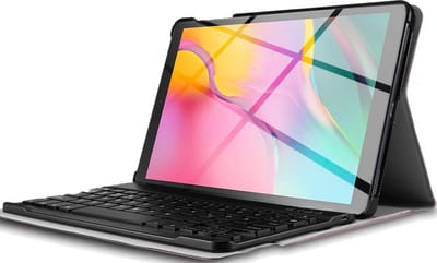 Hoes - Geschikt voor Samsung Galaxy Tab S5e - Toetsenbord Case - Keyboard Book Cover - Hoesje - Zwart