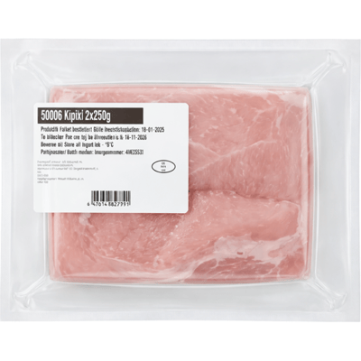 Horeca Vleescentrum Diepvrieskipfilet - 500 gram (2 Verpakkingen x 250 Gram) Kipfilet - Ideaal voor elke maaltijd