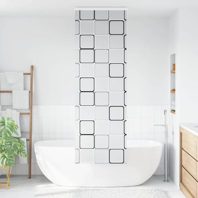 vidaXL - Doucherolgordijn - met - cassette - 60x240 - cm - stofbreedte - 56 - cm