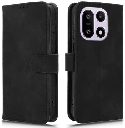 Coverup Hoesje - Geschikt voor OnePlus 15 Hoesje - Coverup Book Case - Zwart