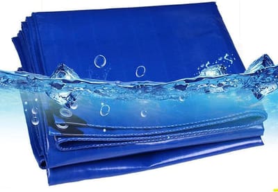 Waterdicht Grondzeil - Afdekzeil Oogjes - Bescherming Buiten - 99% UV Blok - 0.5x25 Meter - Blauw
