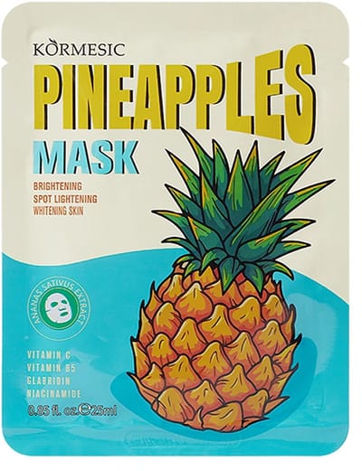 Ananasvlekken oplichtend en verhelderend masker / Teintaufhellende Tuchmaske mit Ananas-Extrakt 25 ml