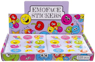 Duckiez stickervel Lachgezicht - 1 stuk
