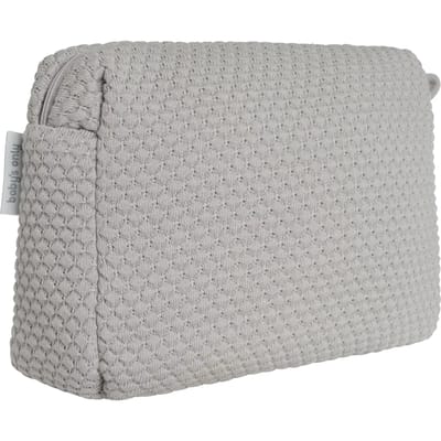 Baby's Only Gebreide baby toilettas - Luieretui Sky - Urban Taupe - 25x10x20 cm - Met ritssluiting