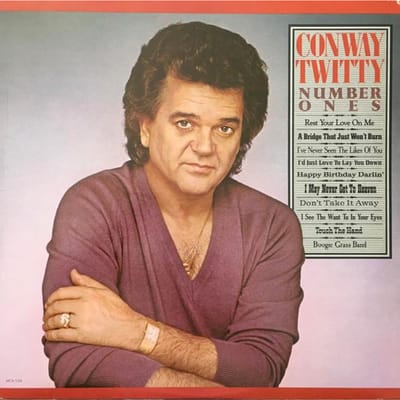 LP Record CONWAY TWITTY Number Ones MCA5318 MCA Records 1982 Canada CountryFolk Gebruikt