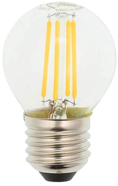 VITO LED Filament Kogellamp G45 E27 - 4W (vervangt 50W) - 520lm - 2700K - Ø45mm - 220-240V - Energiezuinig