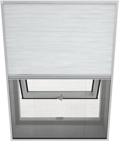 Hamstra Duoplisséhor Ultra voor dakramen 113x180 cm - Wit (RAL 9010)