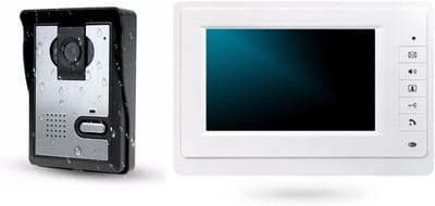 Videofoon Set - Deurcamera Intercom - Veilige Toegang - 4-Draads Installatie - 20x20x30 cm