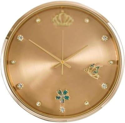 Wandklok Ronde Stille - Moderne Klok - Tijd Weergeven - Stille Kwartsuurwerk - One Size - A