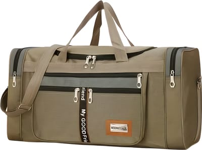 PolkaHome® Reistas – Weekendtas – Sporttas – Schoudertas & Handbagage – Opvouwbaar – Lichtgewicht – Grote Capaciteit – Draagriem & Handvat 60 x 21 x 34 cm