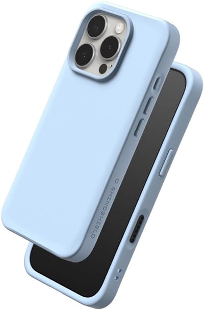 Rhinoshield, Hoesje Geschikt voor Apple iPhone 16 Pro Max Model SolidX Schokbestendig compatibel met MagSafe laden, Hemelsblauw