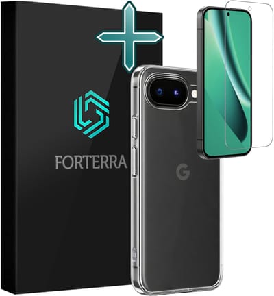 Hoesje Met Screenprotector - Geschikt voor Google Pixel 10a - Sterk & Shockproof - Telefoon Hoes - Back Cover - Siliconen Case - Transparant