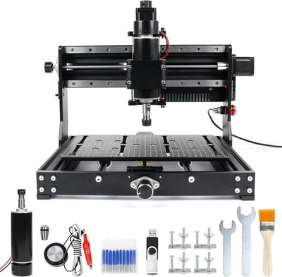 CNC Freesmachine 500W 3-Assig GRBL – Met Noodstop, Eindschakelaars en 300x200x72 mm Werkbereik