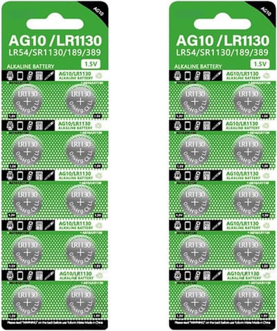 Knopcel Batterijen - Muntcel Batterijen - Apparaten Voeden - Hoge Capaciteit 68mAh - 11.55x3mm