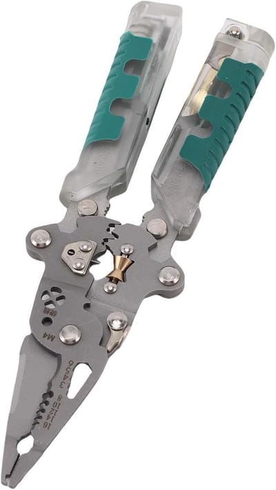 Multifunctioneel Gereedschap - Draadstripper Tang - Elektrisch Werk - 20-in-1 Functies - 26 mm Snijbreedte - Grijs