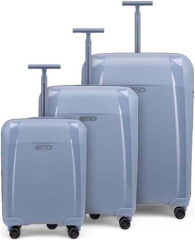 Epic Phantom SL 4 wielen Kofferset 3-delig - Harde bagage - TSA slot - sky blue