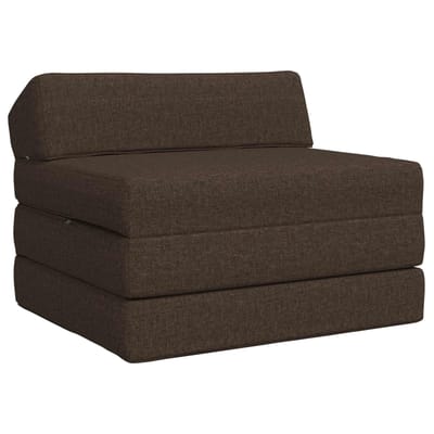 vidaXL - Vouwbare - Sofa - Bed - Taupe - 200 - x - 70 - x - 10 - cm - Stof