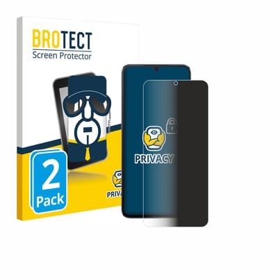 BROTECT - privacy screenprotector voor Cubot A40 - Folie Beschermfolie Blauwlichtfilter 2 Stuks