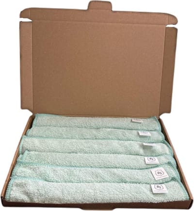 6x nano doek 30x30 groen Nano reiniging - brilreiniging - Nanodoekjes