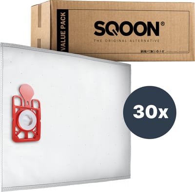 SQOON® Stofzuigerzakken geschikt voor Numatic Henry / James / PPR240 – Gelijk aan model: 604015 – High Filtration – 30 Stuks