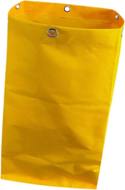 Schoonmaakkar Tas - Afvalzak Trolley - Afval Verzamelen - Waterdicht Oxford Doek - 68 x 27.5 x 40 cm - Zwart