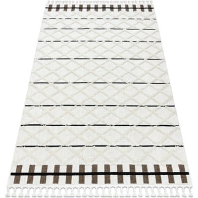 Kleden Rugsx Tapijt SEVILLA Y611A kratka, ruitjes bruin / 80x150 cm