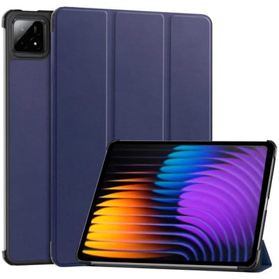 imoshion Tablet Hoes - Geschikt voor Xiaomi Pad 7/Xiaomi Pad 7 Pro/Xiaomi Pad 8 Pro/Xiaomi Pad 8 - Trifold Bookcase - Donkerblauw