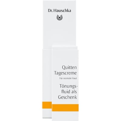 Dr. Hauschka Dagopvang Kweepeer dagcrème + tonifiërende vloeistof Dagcrème Unisex 32.5 ml
