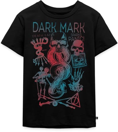Harry Potter Duistere Teken & Gruzielement Ontwerp Premium T Shirt Kinderen