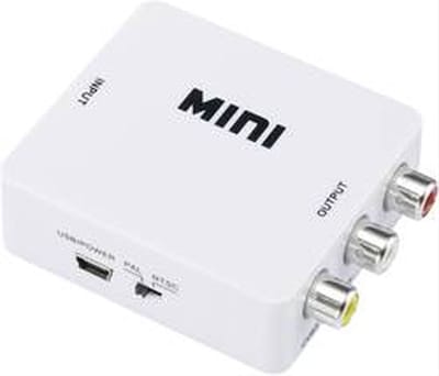CHPN - HDMI-Naar-Tulp Converter - Haarscherp Beeld en Kristalhelder Geluid - HDMI to AV - Audio Video Kabel Adapter