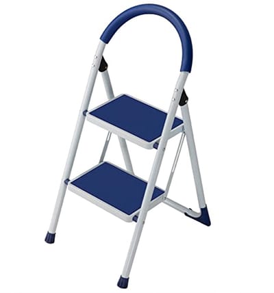 Ruimtebesparende Ladder met Antislip Treden en Veiligheidsgreep - Maximale Draagkracht 150 kg