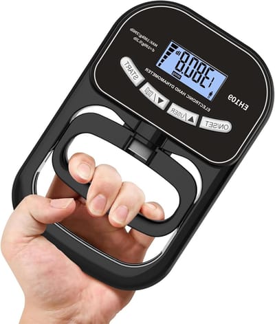 Gripping Strength Trainer met Digitale Grip Force Tester, Oplaadbare Hand Dynamometer voor Krachttraining en Revalidatie tot 180 kg