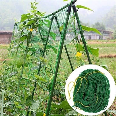 4 Maten 27 Strengen Van Tuinbouw Plant Klimmen Wijnstok Net Ipomoea Nil Klimmen Bloemen Klimmen Rotan Touwen Voor Planten 0.9m*1.8m
