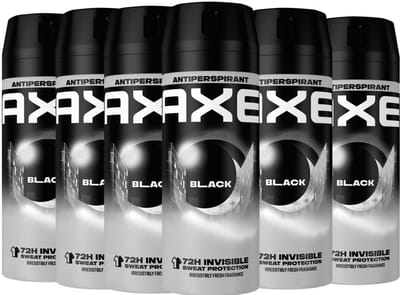 Axe Deospray - Dry Black- Deodorant - 150 ml - Voordeelverpakking 6 stuks