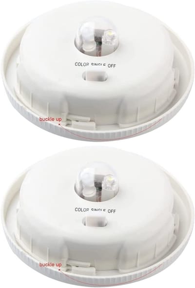 Solarverlichting Reserveonderdelen met LED - 8 cm - Zonnepaneel voor Hanglantaarns - Wit en Kleurrijk Licht