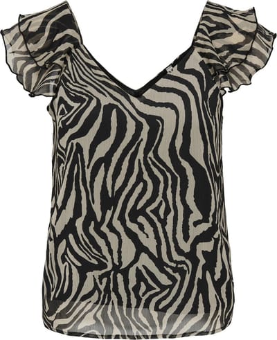 ONLY - ONLASTA LIFE CAPSLEEVE V-NECK TOP WVN - Dames - Blouses