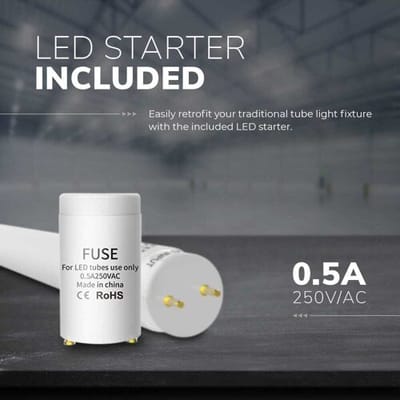 25x LED TL Buis 150cm - T8 G13 Fitting - 24 Watt 2640 lumen (110lm/W) - 6000K daglicht wit - Flikkervrij - Vervangt 58 Watt (58W/860) - Incl. Starter