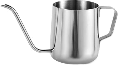Stainless Steel Watering Can 350ml met Lange Tuit voor Binnen- en Buitentuinen, Perfect voor Planten en Bonsai