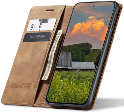 Hoesje geschikt voor OnePlus 13T / 13S / 13 Mini - Book Case Leer Slimline Bruin