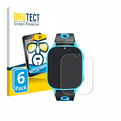 BROTECT - Screenprotector voor idomars M003bk 1.8" - Folie Beschermfolie transparant 6 Stuks