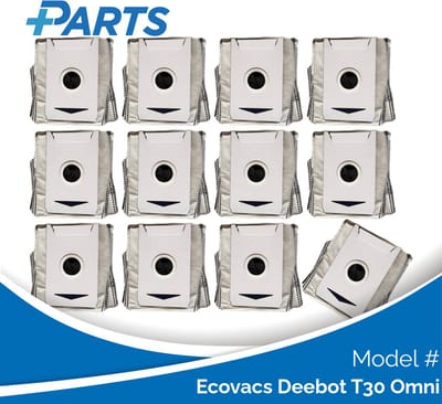 Ecovacs Deebot T30 Omni Stofzakken (12 Stuks, Plus.Parts® alternatief voor DDB030031)